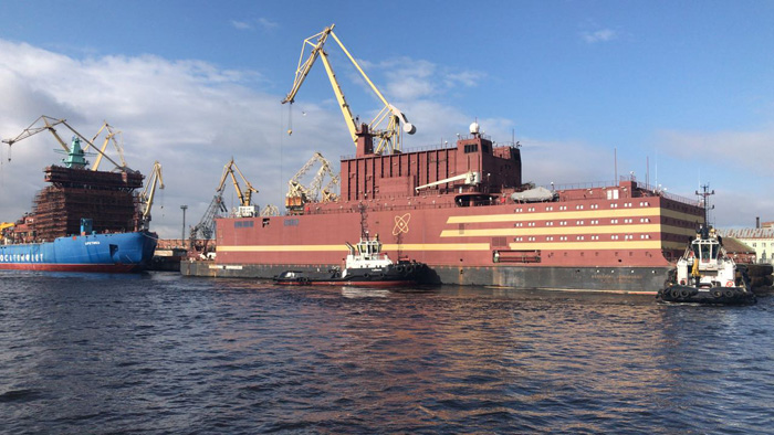 Unique nuclear floating power unit has set sail in Russia