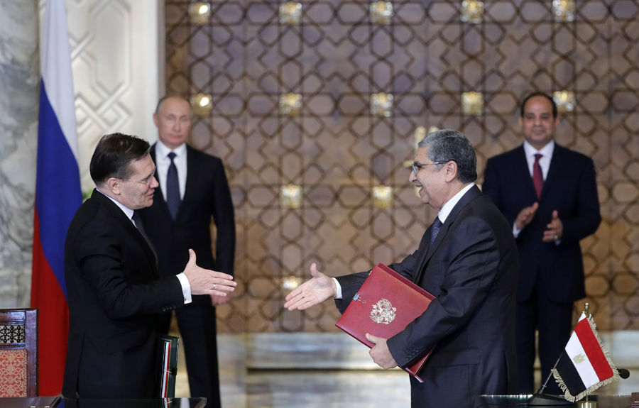 Notices to proceed contracts for El Dabaa NPP construction signed in the presence of presidents of Russian Federation and Egypt