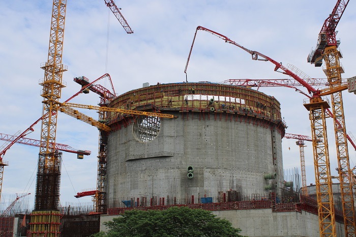 Сoncreting of the 4th tier of the inner containment has been completed at Rooppur NPP Unit 2 (Bangladesh)